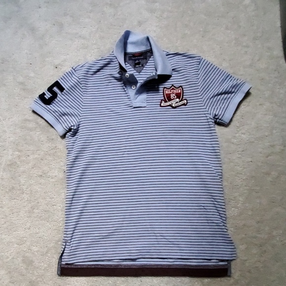 tommy hilfiger men's slim fit polo shirt